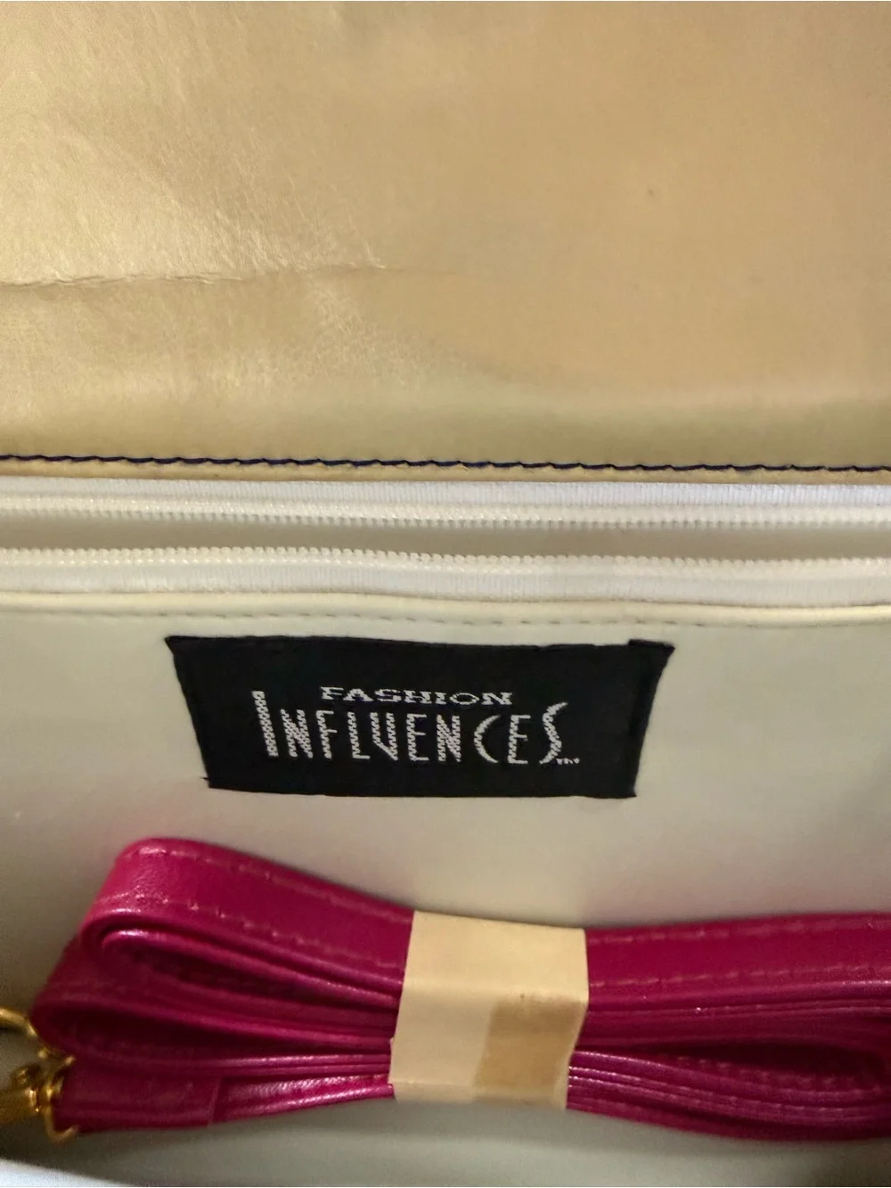 Vintage Fashion Influences Colorblock Crossbody Clutch Purse NWT Deadstock
